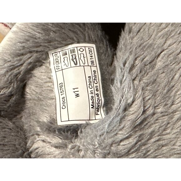 Crocs Duet Busy Day Boot Fleece  Lined W 11  Fit Pull On Rain Snow Boots Shoes - Picture 4 of 6